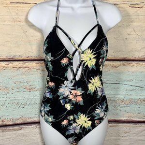 NWT O'Neill Dahlia Size Large Plunging Swimsuit